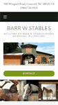 Mobile Screenshot of barrwstables.com